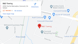 B&D Towing on Google Maps